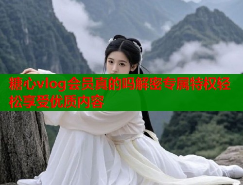 糖心vlog会员真的吗解密专属特权轻松享受优质内容