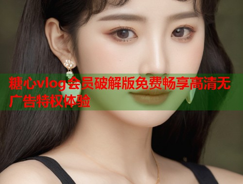 糖心vlog会员破解版免费畅享高清无广告特权体验