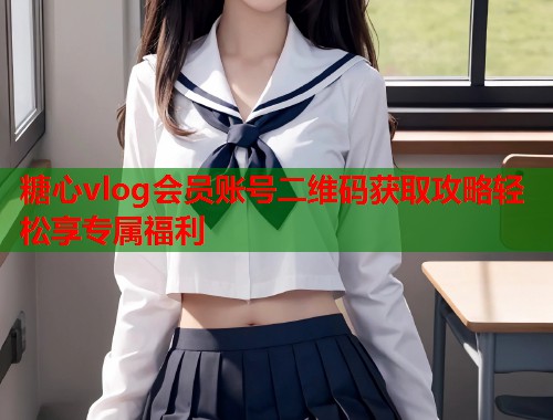 糖心vlog会员账号二维码获取攻略轻松享专属福利