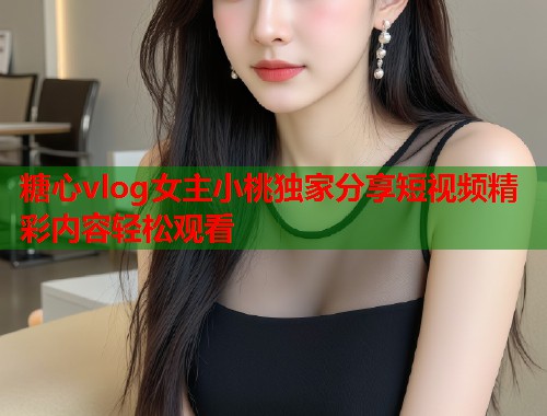 糖心vlog女主小桃独家分享短视频精彩内容轻松观看