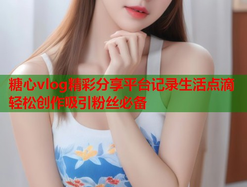 糖心vlog精彩分享平台记录生活点滴轻松创作吸引粉丝必备
