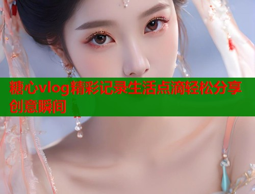 糖心vlog精彩记录生活点滴轻松分享创意瞬间