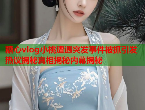 糖心vlog小桃遭遇突发事件被抓引发热议揭秘真相揭秘内幕揭秘