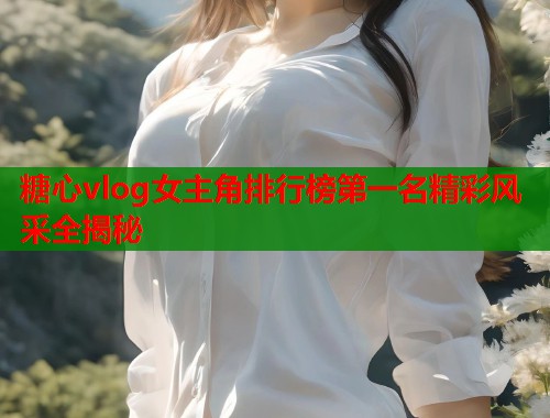 糖心vlog女主角排行榜第一名精彩风采全揭秘