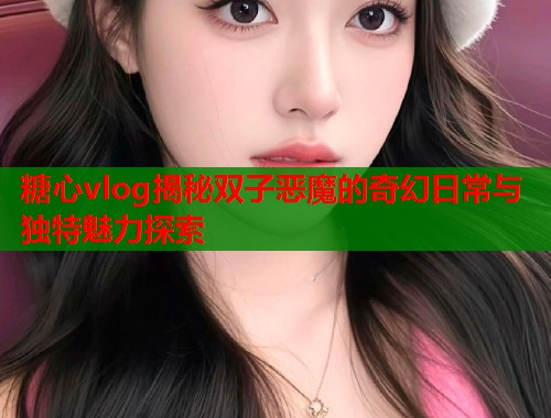 糖心vlog揭秘双子恶魔的奇幻日常与独特魅力探索