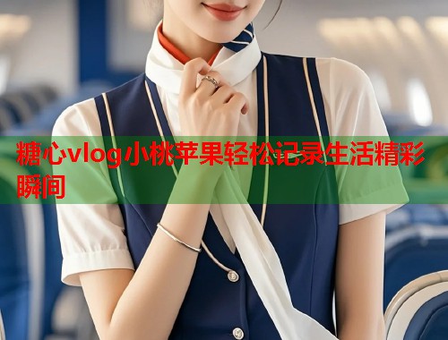 糖心vlog小桃苹果轻松记录生活精彩瞬间